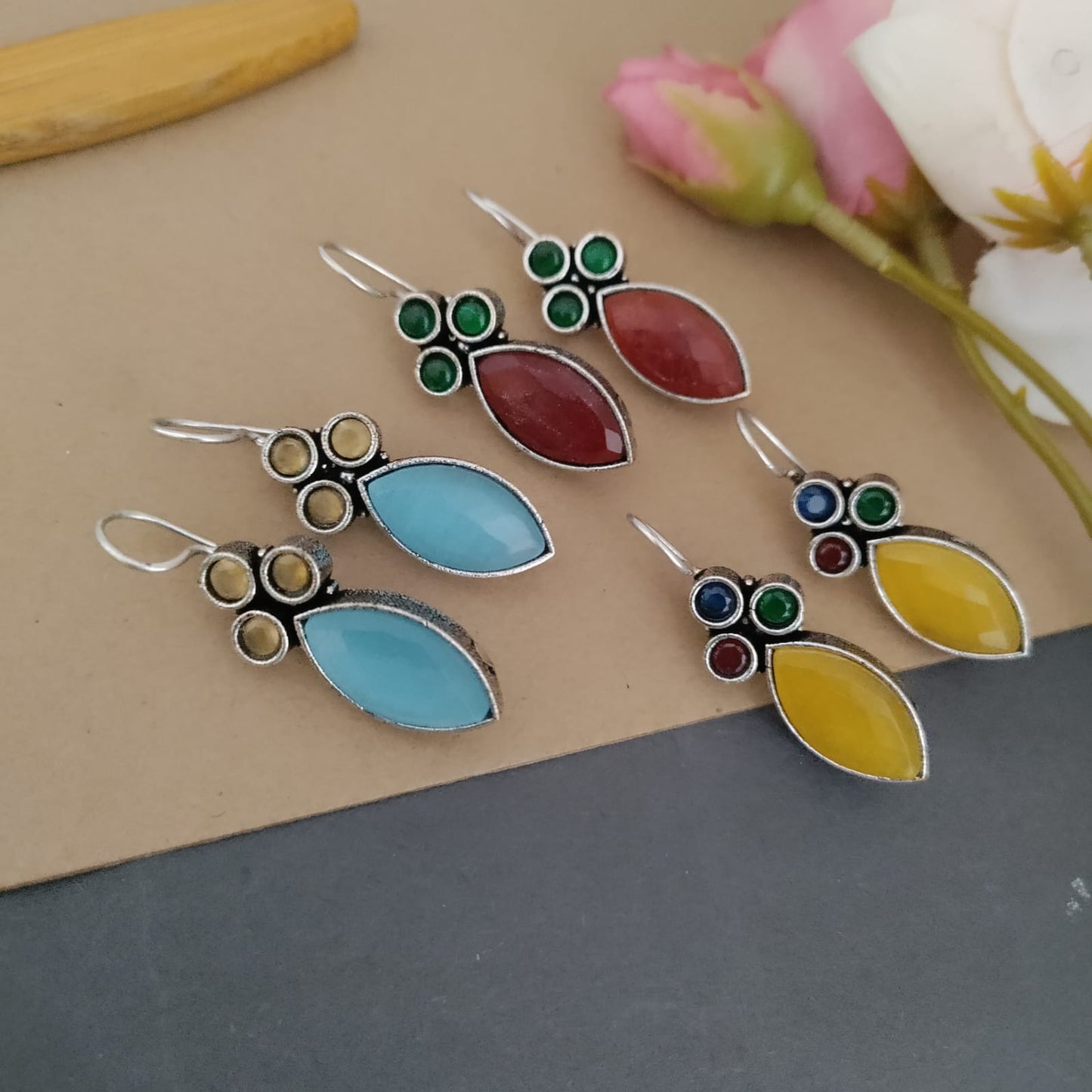 Drop Stone earring