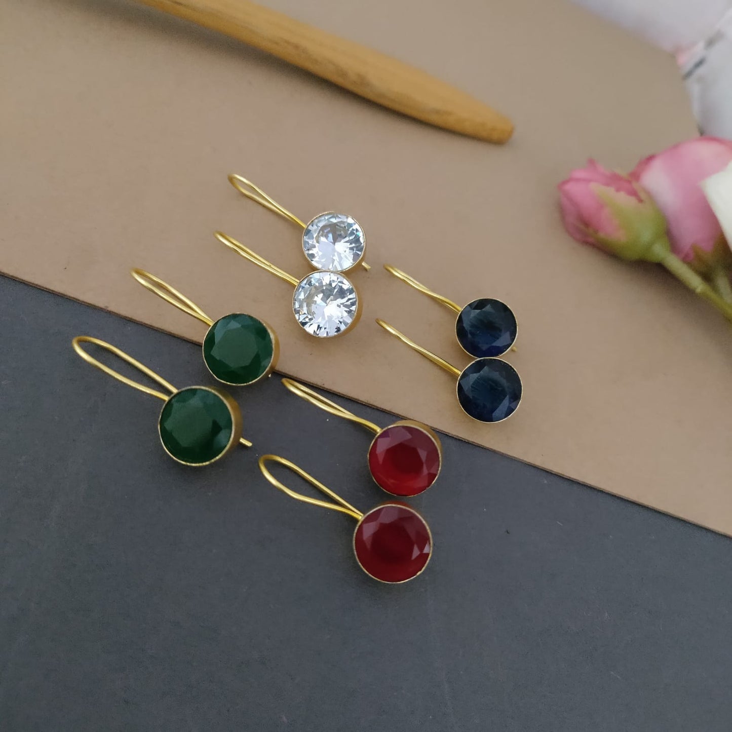 Stone earring