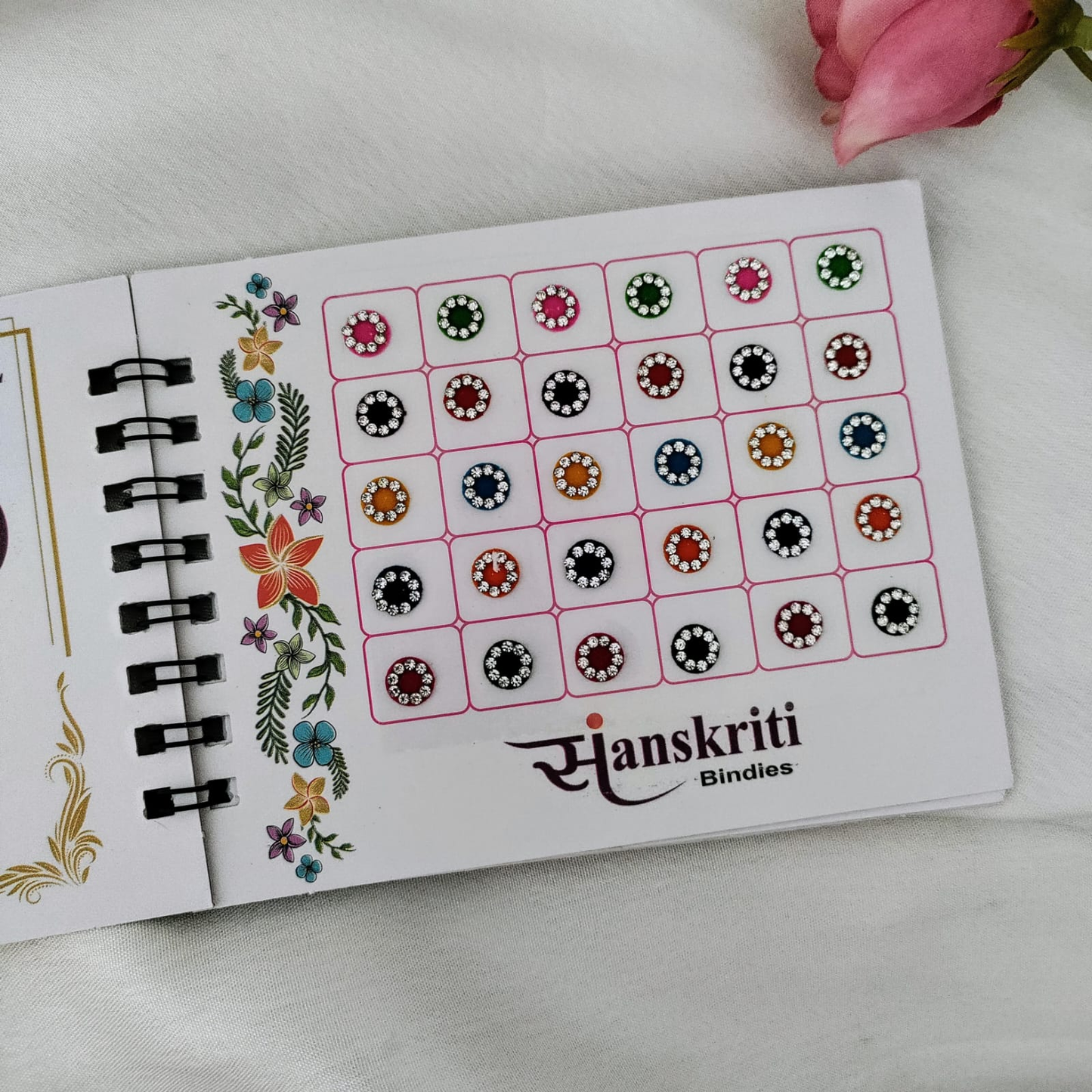 120 pcs Stone Bindi Spiral booklet - Size 9