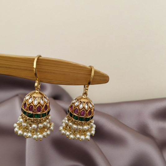 Kemp stone Pearl hook jumkha