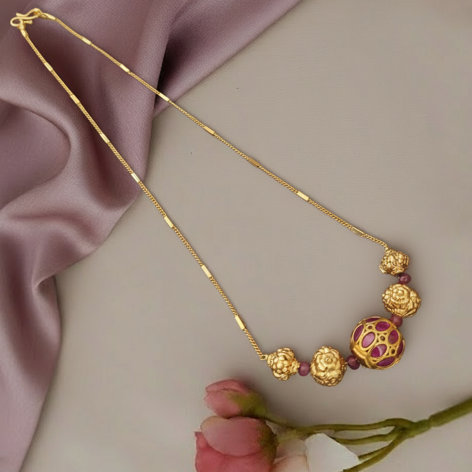 Nettipattam pendant Kerala design chain