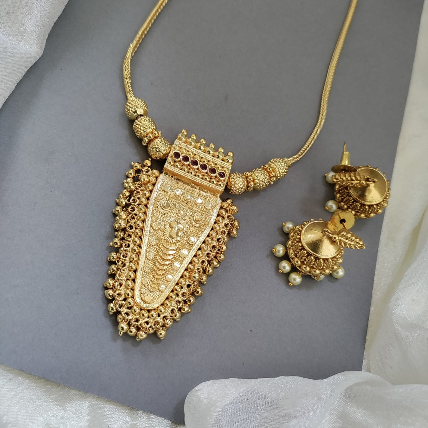 Nettipattam pendant Kerala design chain