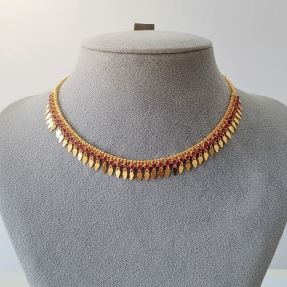 Elakathali design necklace - Kerala necklace