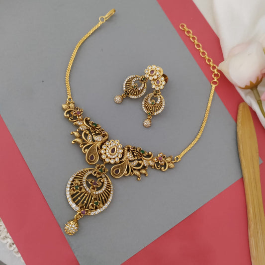 Peacock  AD choker set