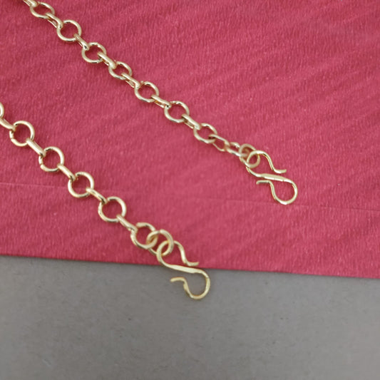 Back chain with hook - Golden Finish