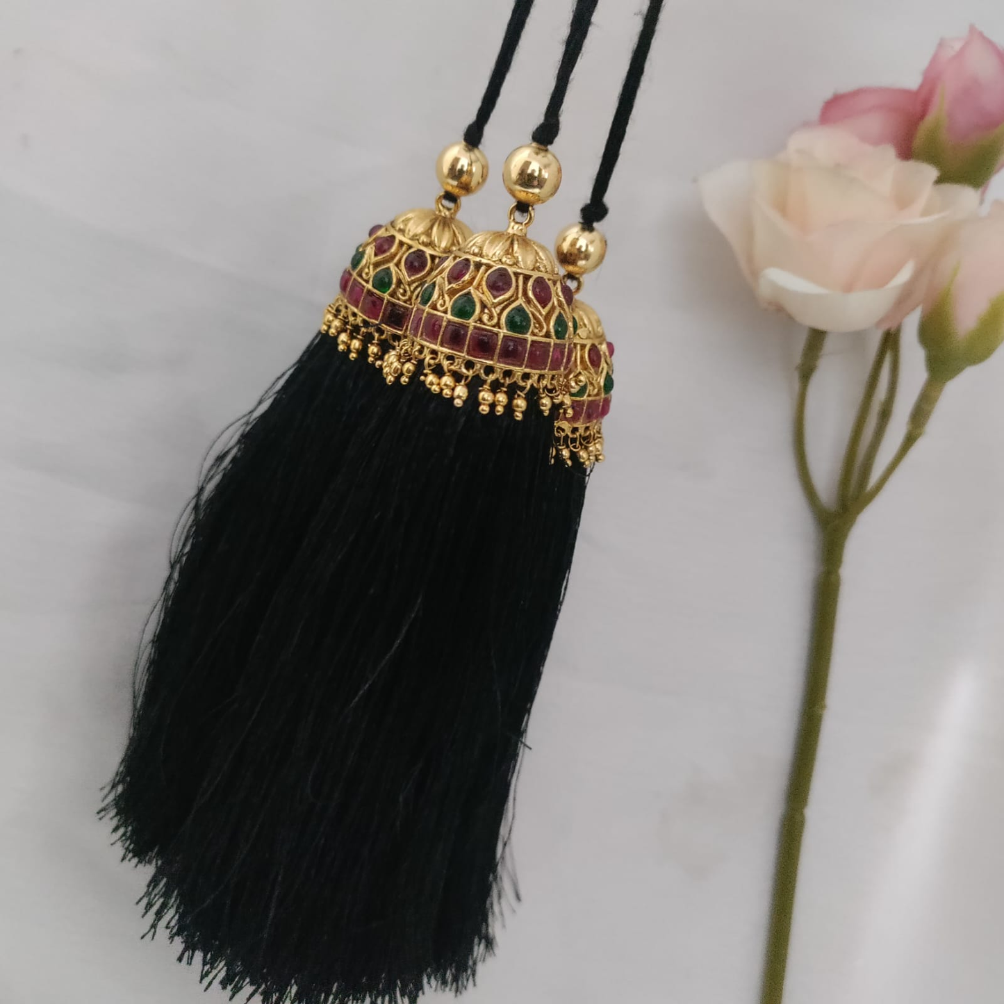 Kunjalam Premium quality with Kemp stone Set of 3