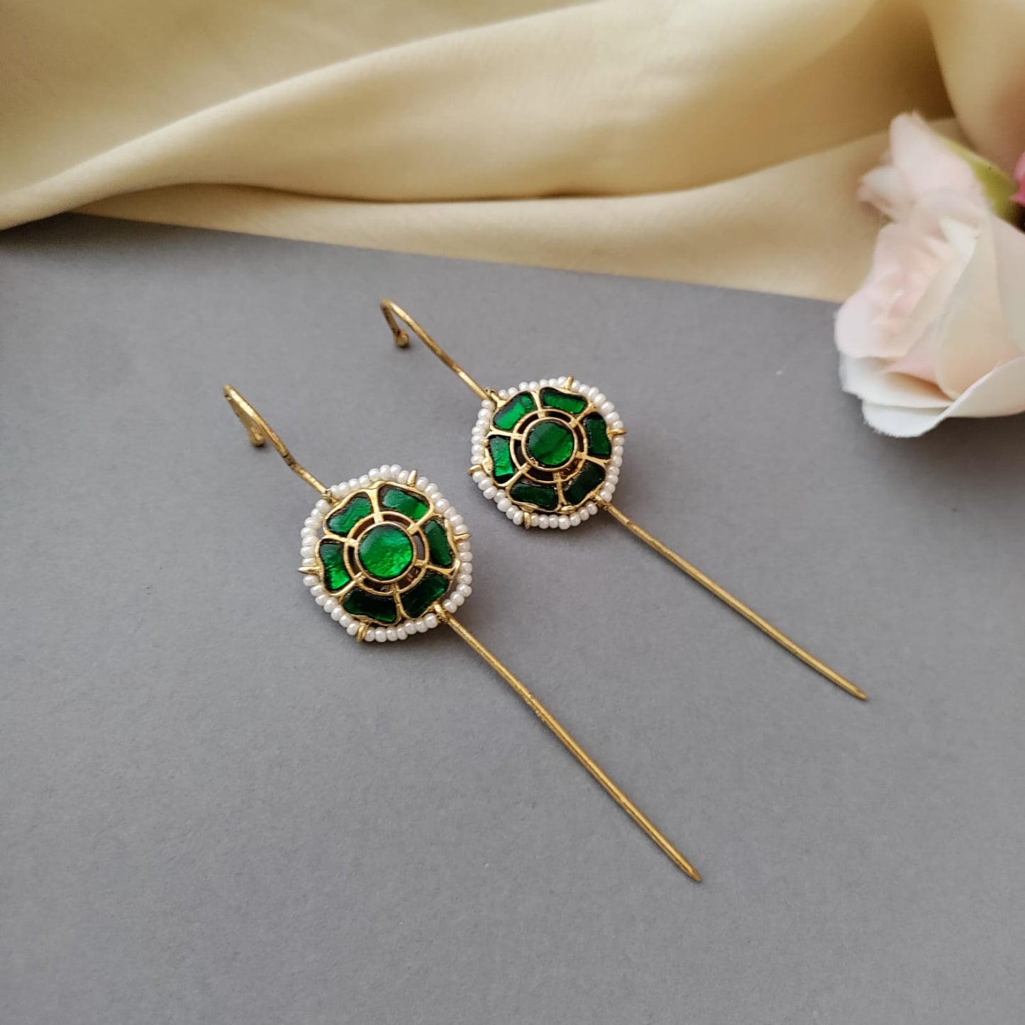 Needle Bugadi - Floral pattern