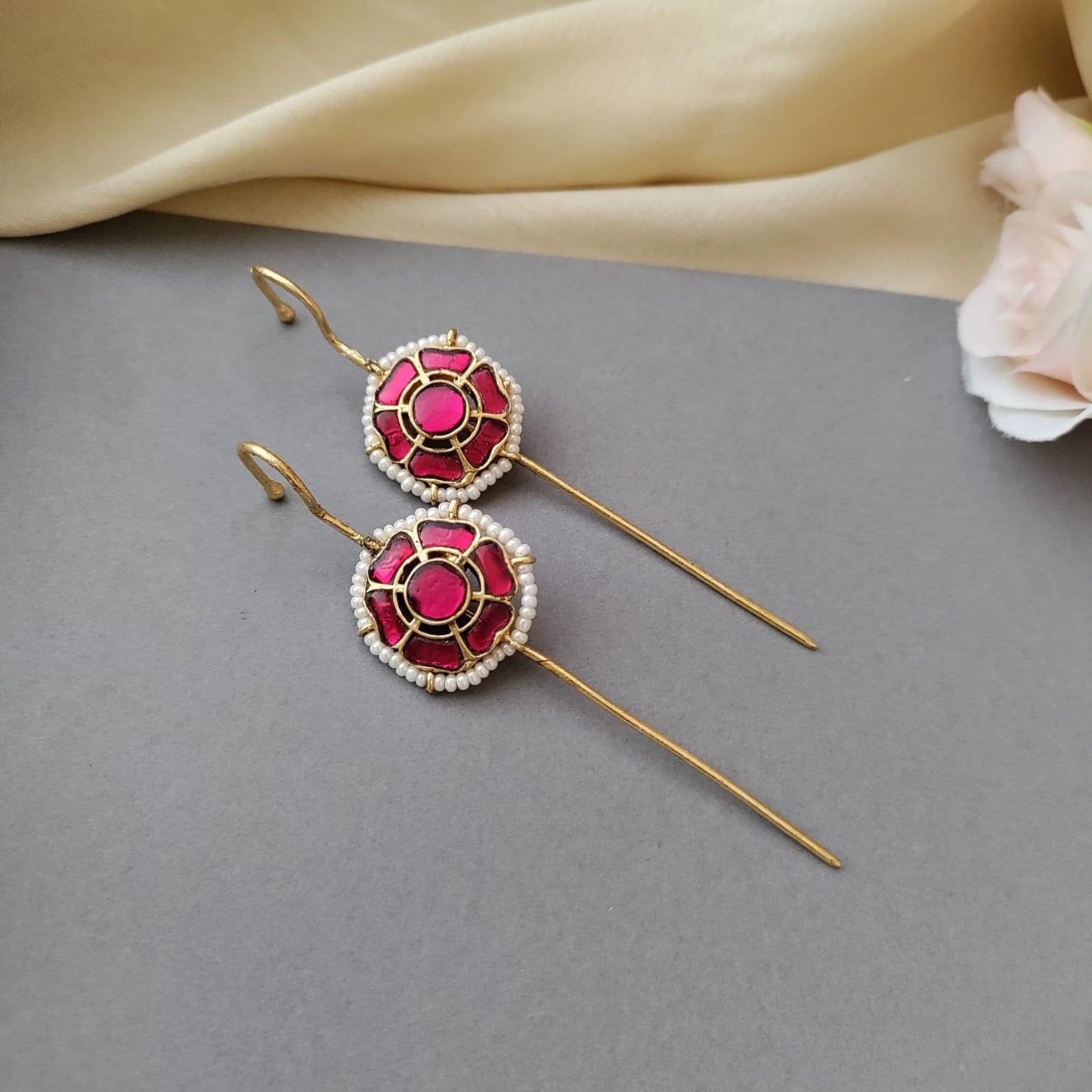 Needle Bugadi - Floral pattern