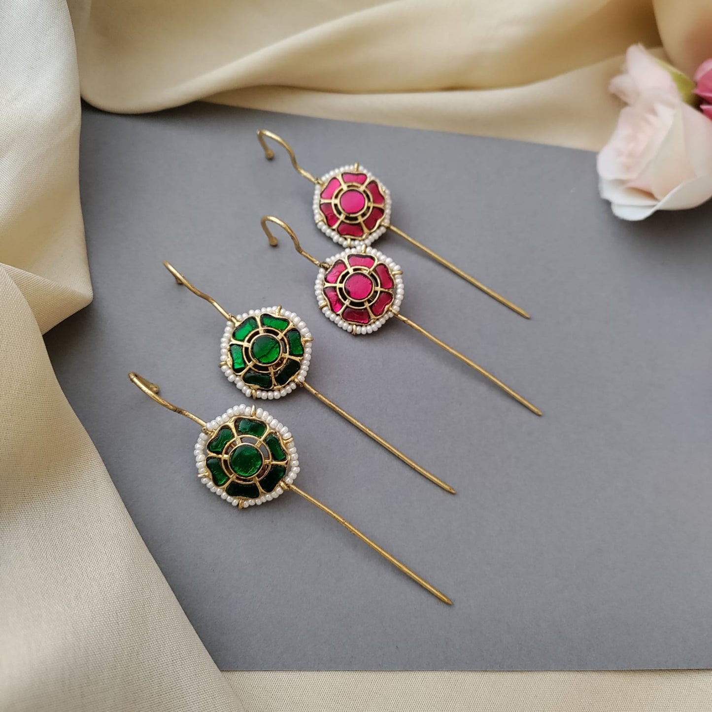 Needle Bugadi - Floral pattern