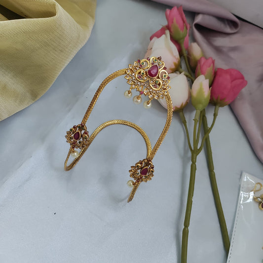 Golden Vanki/Armlet floral design bridal