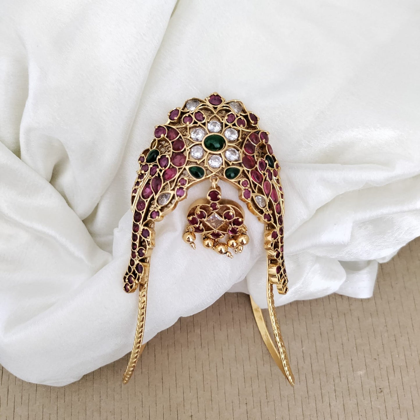 Kemp peacock design bridal Vanki