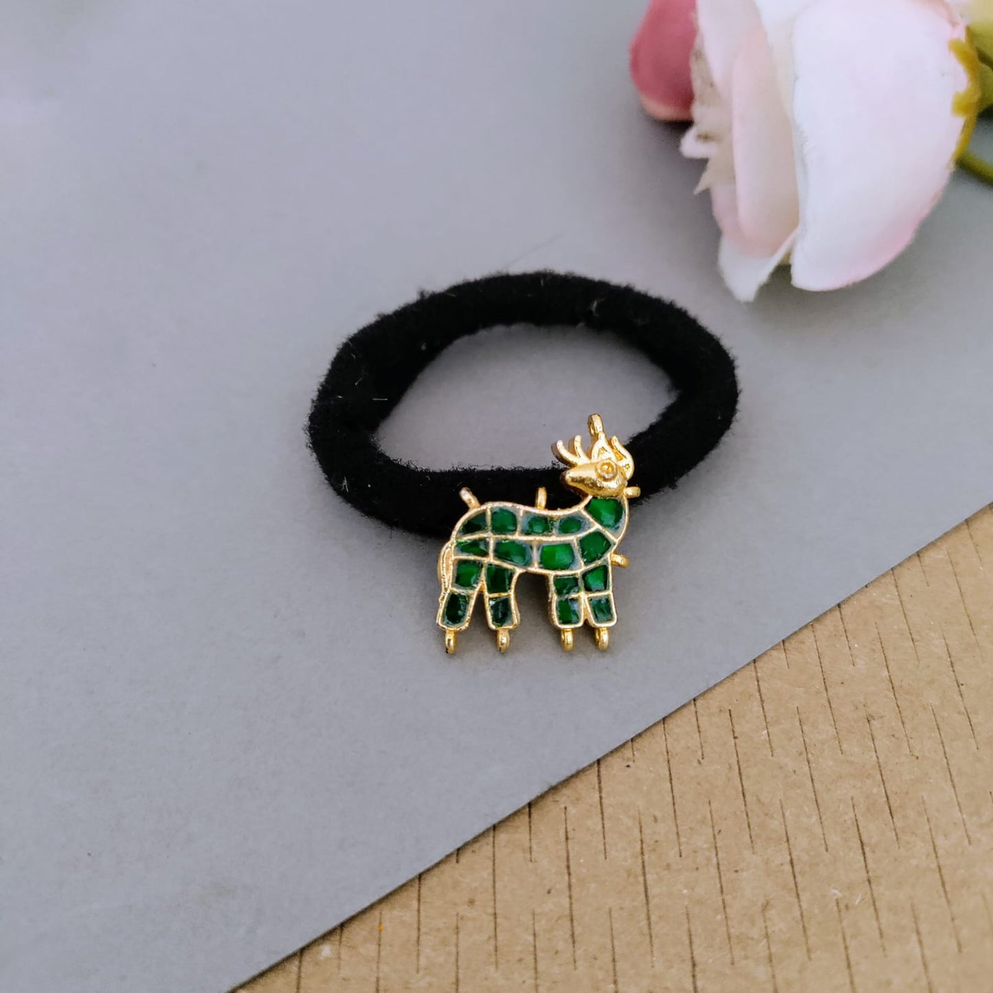 Jadau hair band - Deer pattern
