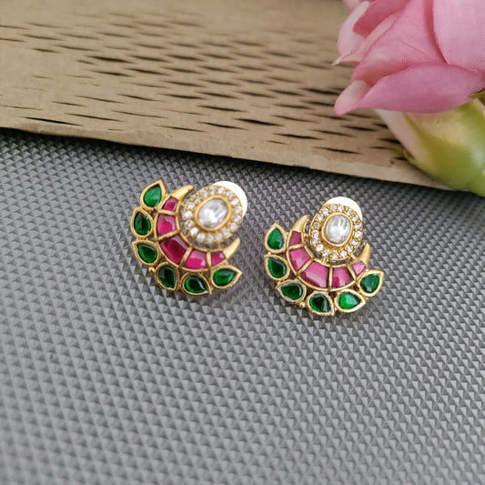 Small bali jadau Kundan stud