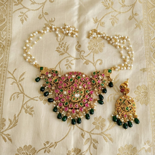 Jadau Kundan bridal choker