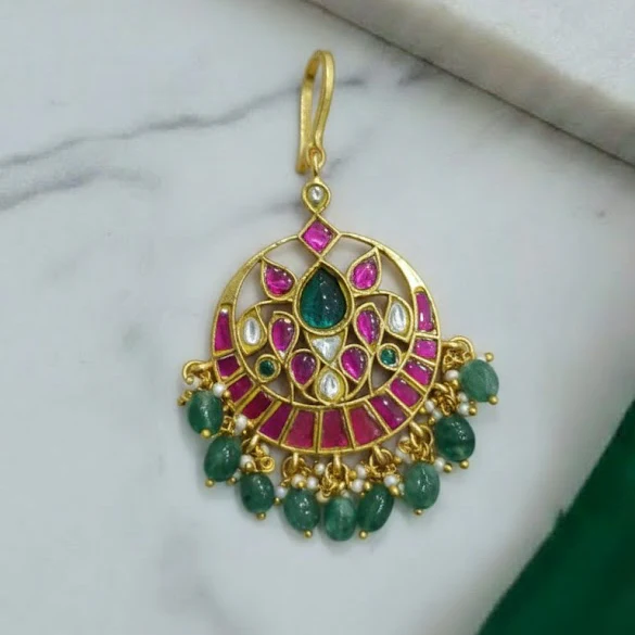 Jadau Kundan floral Tikka