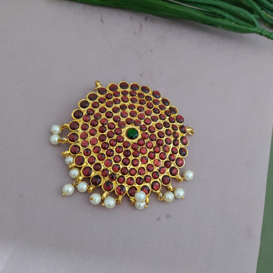 Bharathanatyan kemp Jada billa / Hari pin round shaped Round kemp hair pin