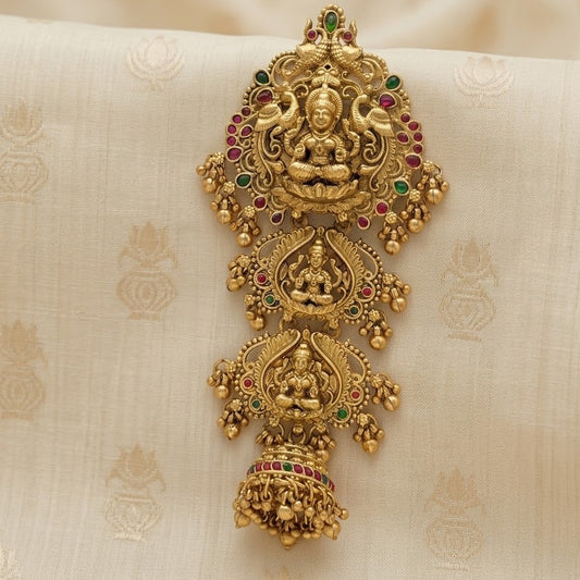 Gold finish lakshmi hair Choti / Jada Billa