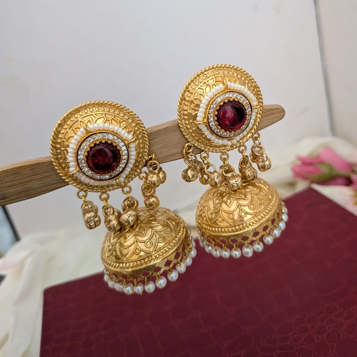Bridal ghongroo jumkha