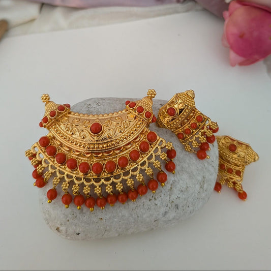 Kokki Thathi  pendant coral