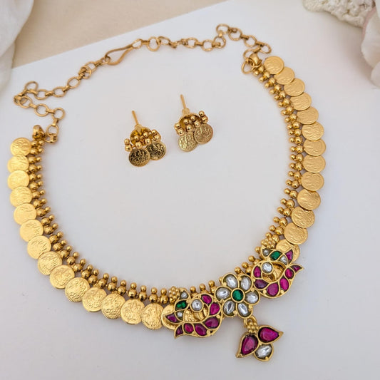 Coin jadau necklace