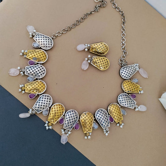 Dualtone necklace set