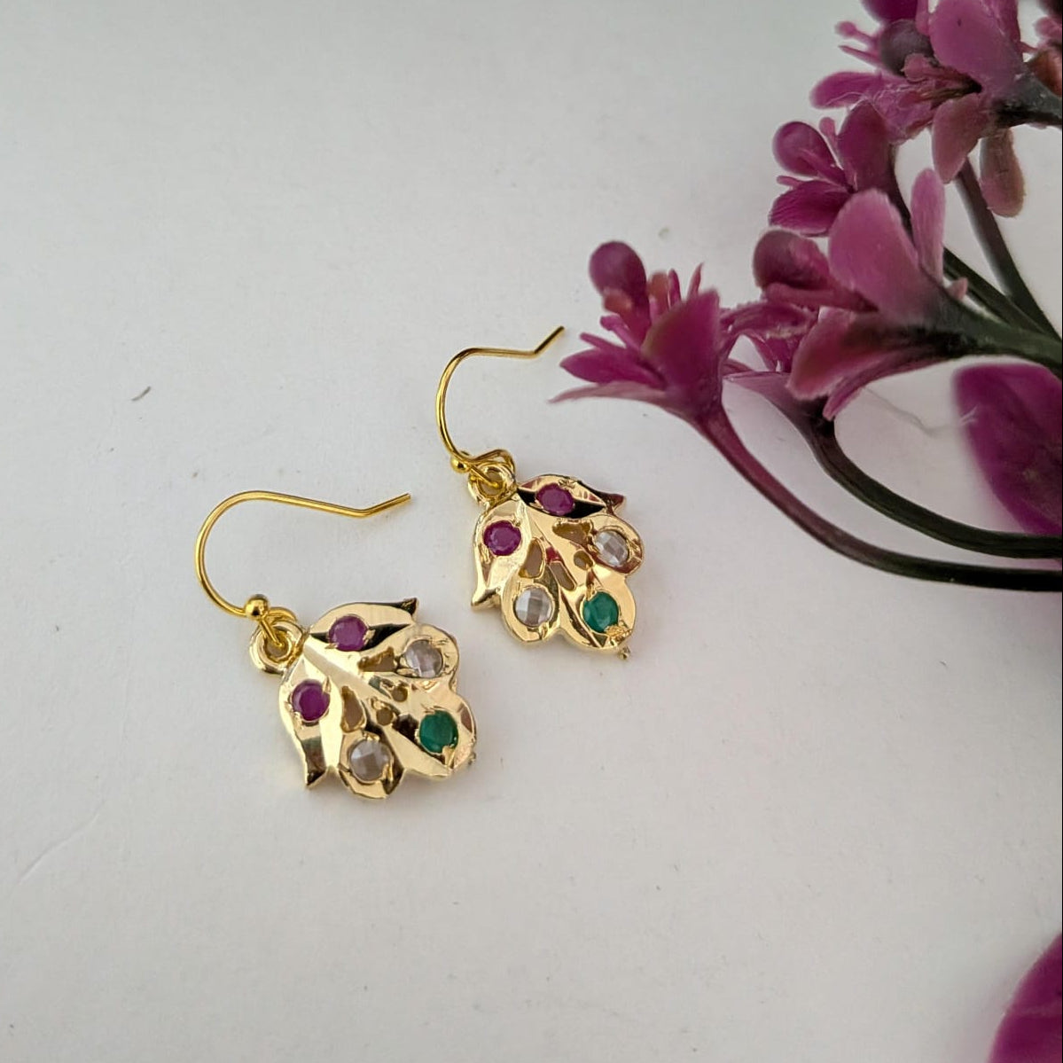 Microplated  hook earring