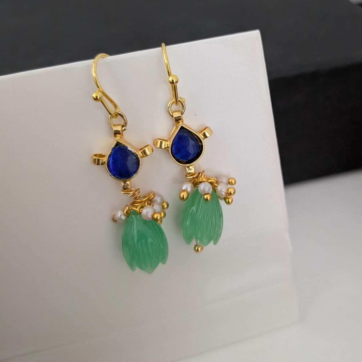 Jadau hook earring