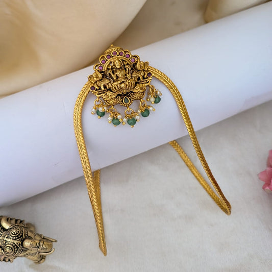 Lakshmi green bead vanki