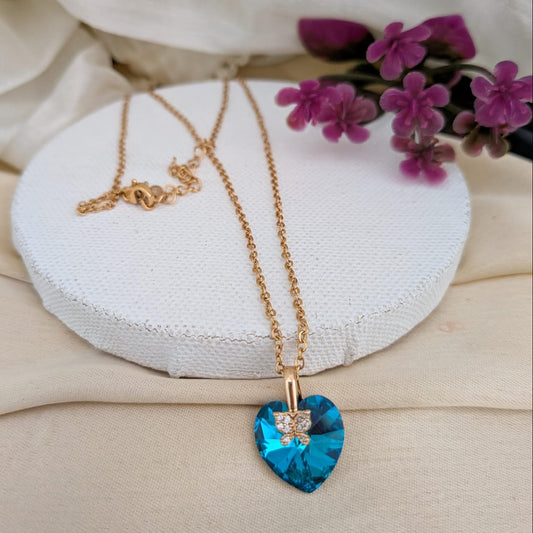 Swarovski crystal pendant chain