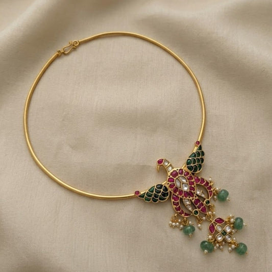 Jadau stone hasuli set