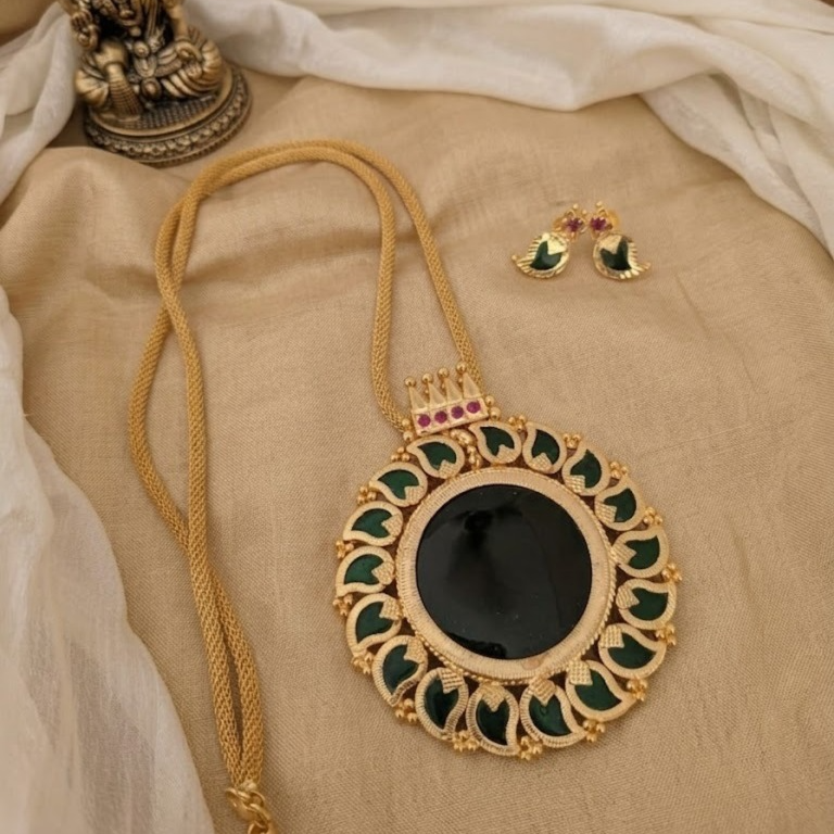 Mango microplated  kerala pendant chain