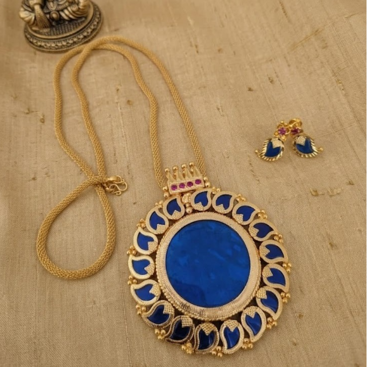 Mango microplated  kerala pendant chain