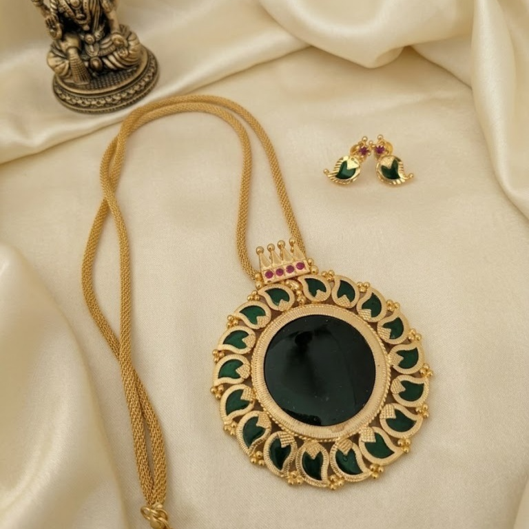 Mango microplated  kerala pendant chain