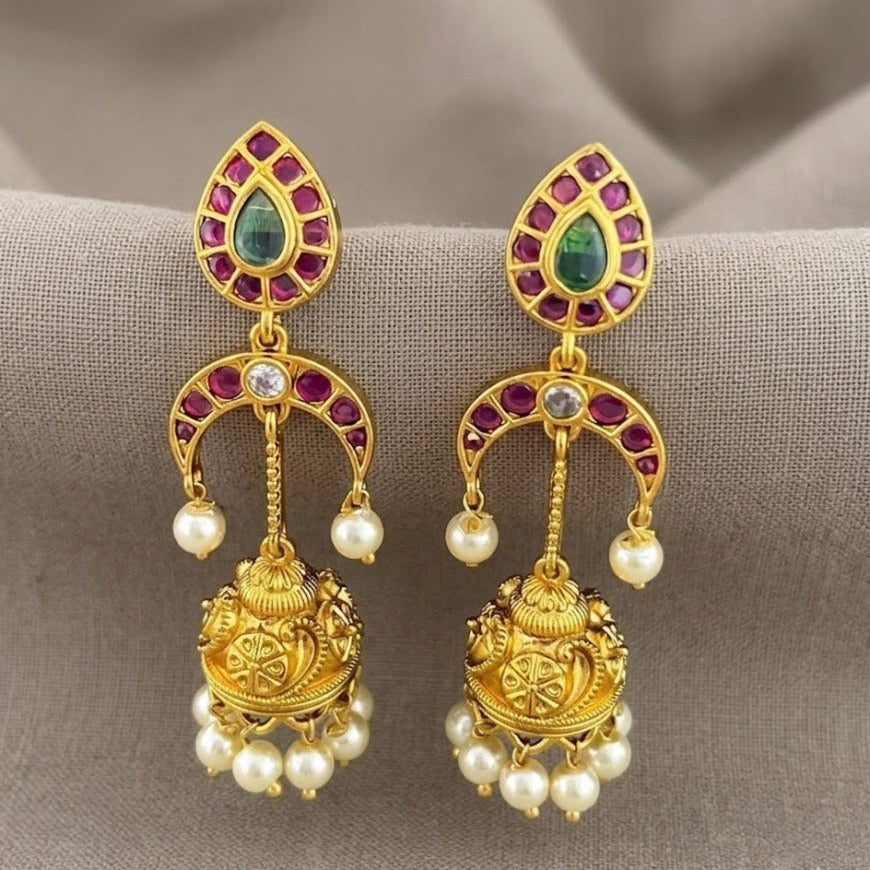 kemp jumka with pearl drop