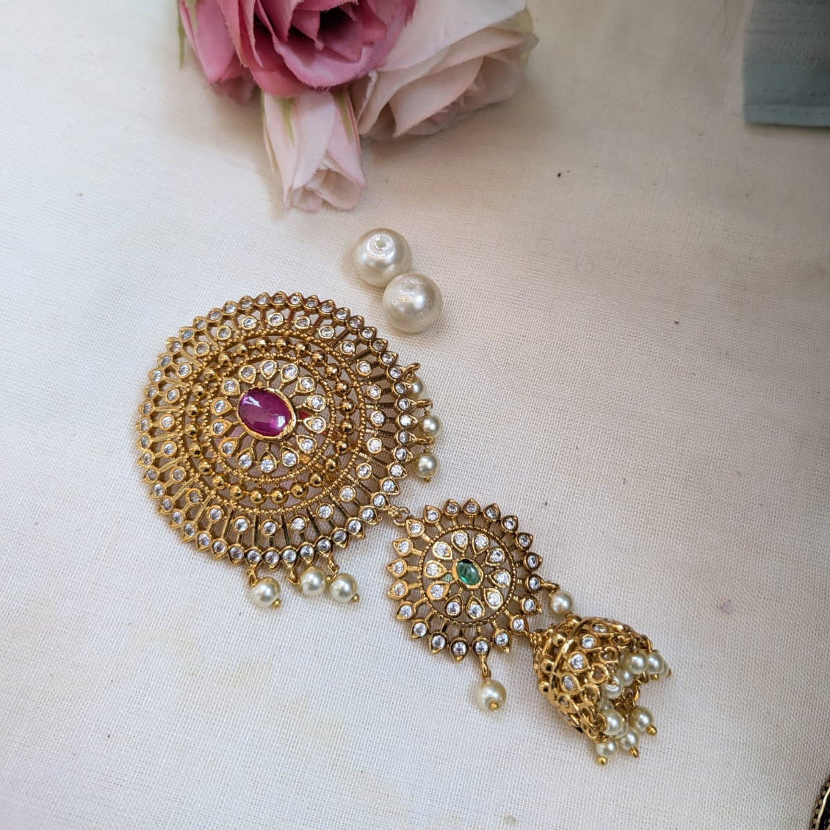 Peacock jumka  Choti/Jadabilla
