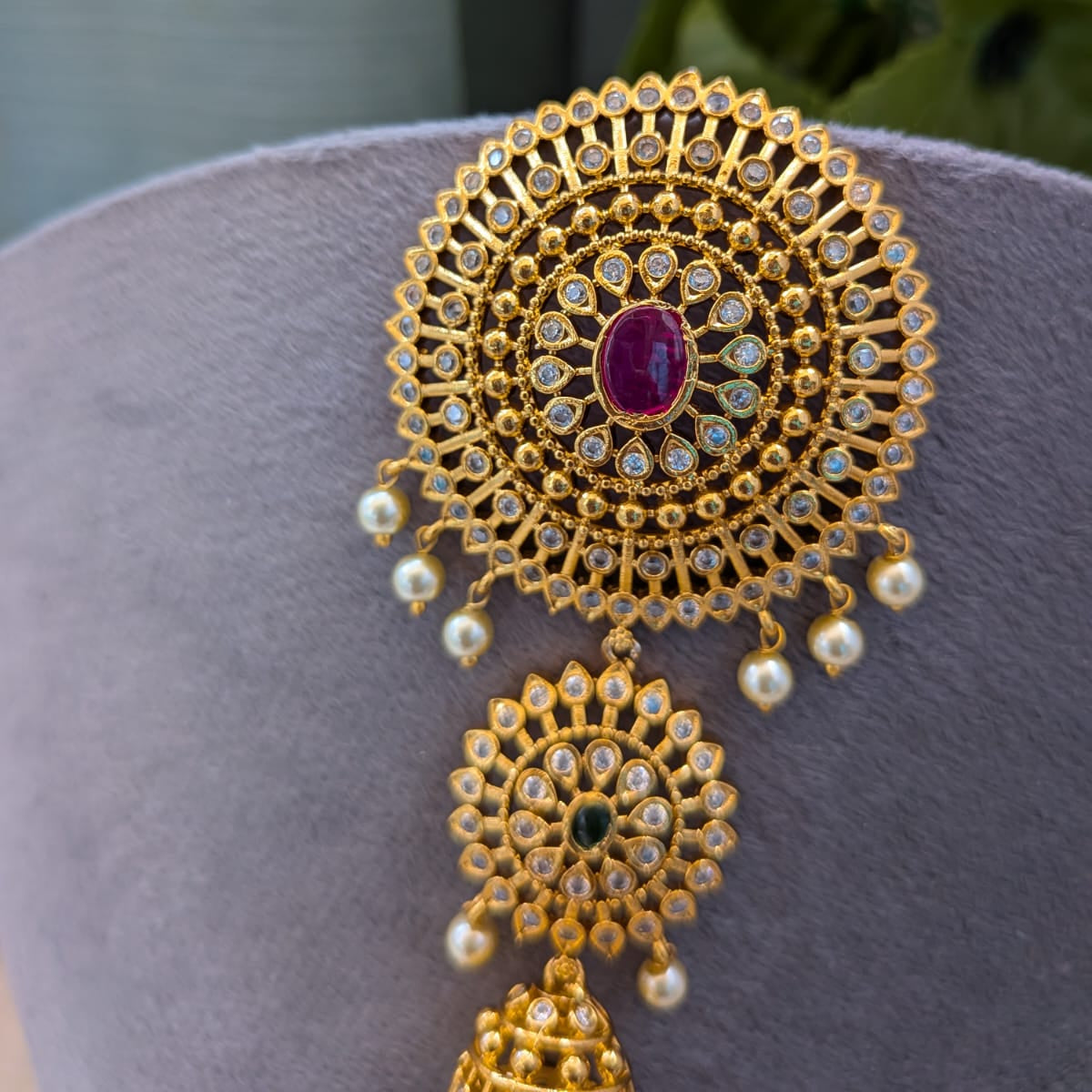 Peacock jumka  Choti/Jadabilla