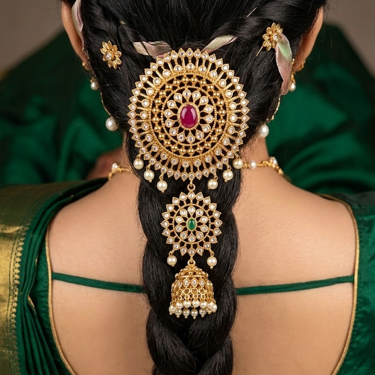 Peacock jumka  Choti/Jadabilla