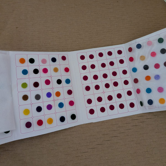 120 pcs Stone Bindi Spiral booklet - Size 9