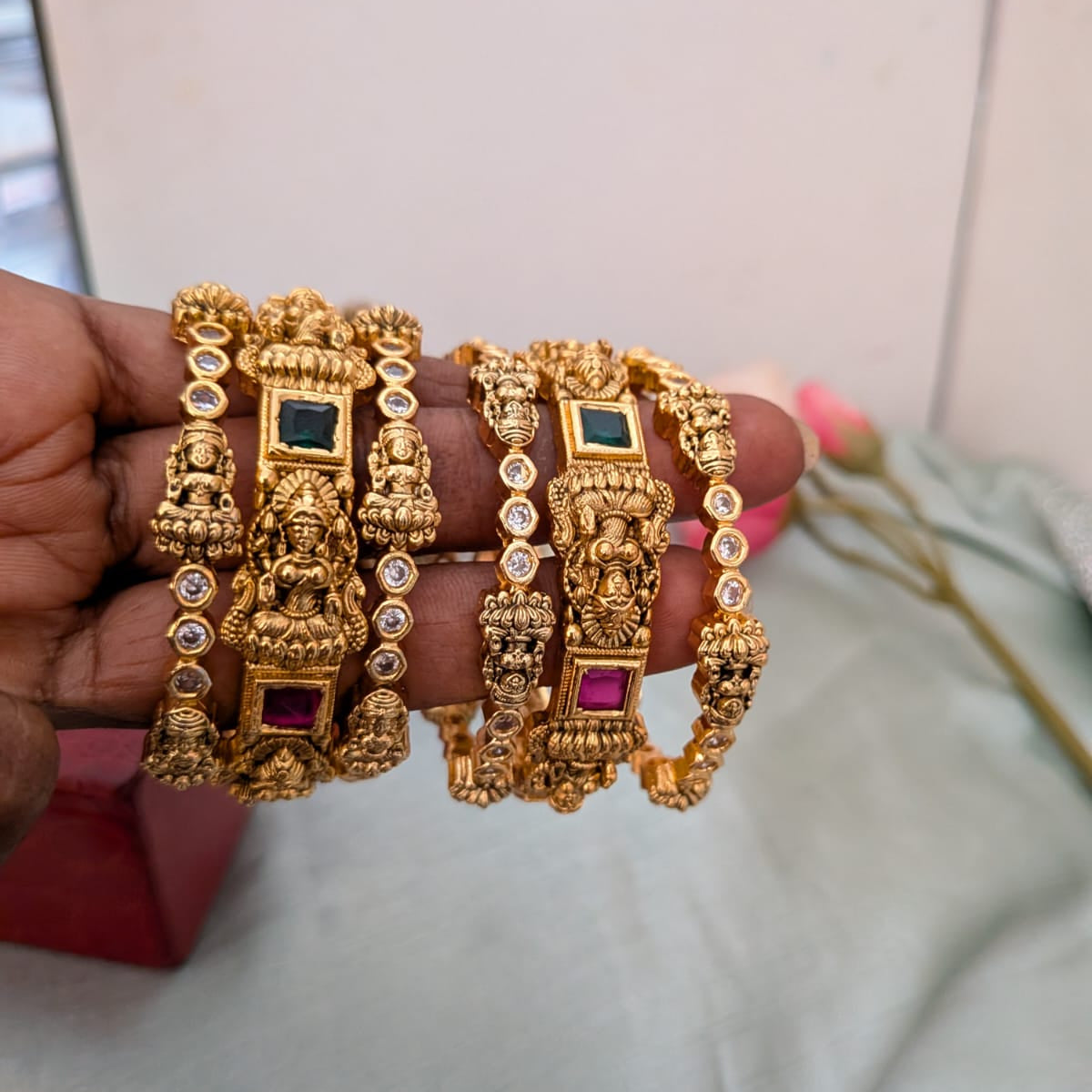 Nakshi work Lakshmi Kids-bangle