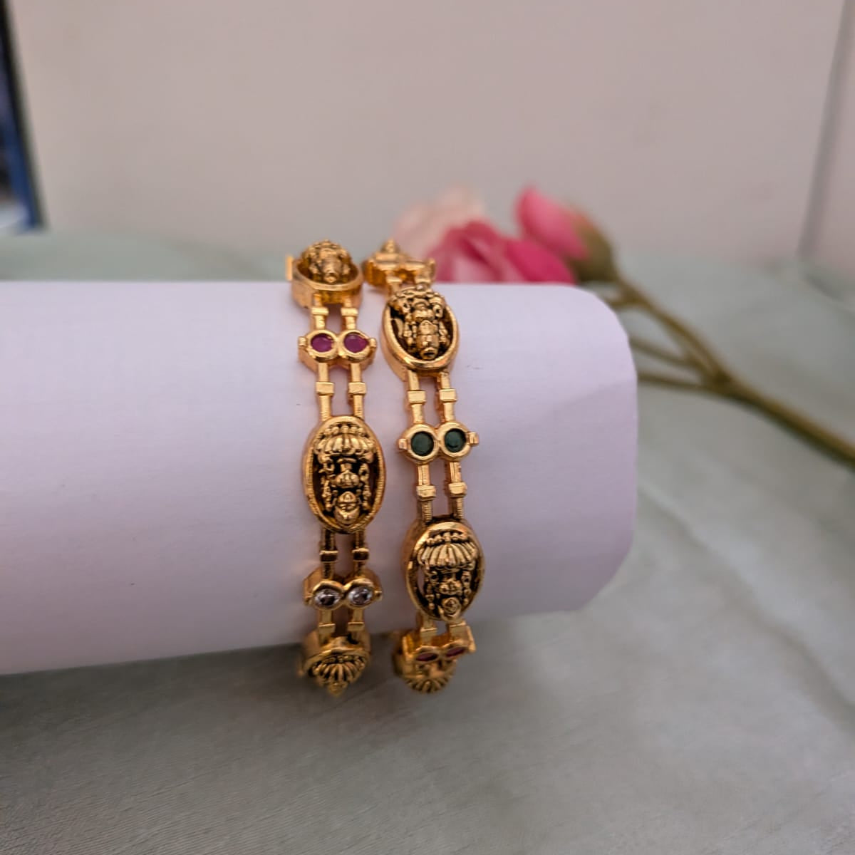 Oval Lakshmi motif Kids-bangle