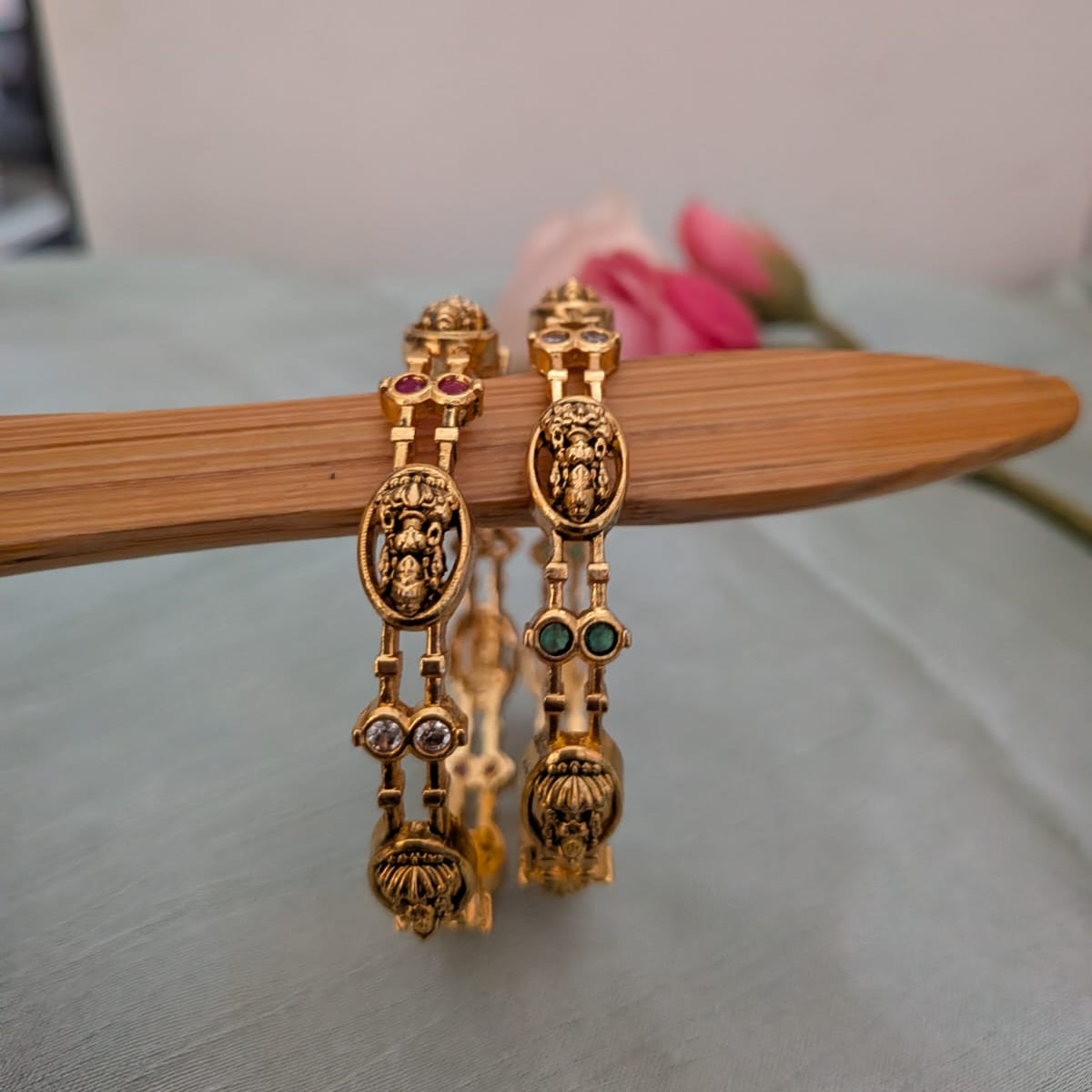 Oval Lakshmi motif Kids-bangle