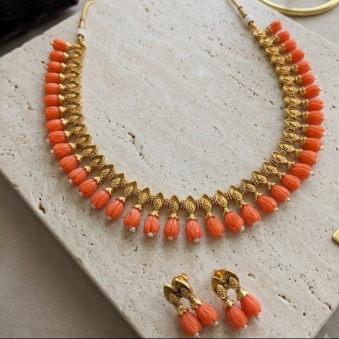 Pavalamalli necklace set
