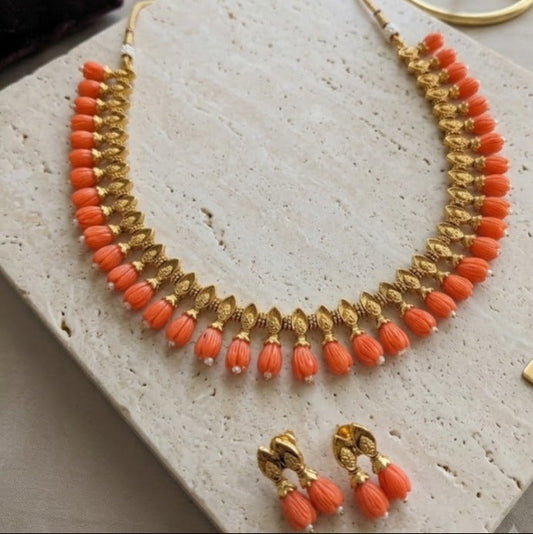 Pavalamalli necklace set