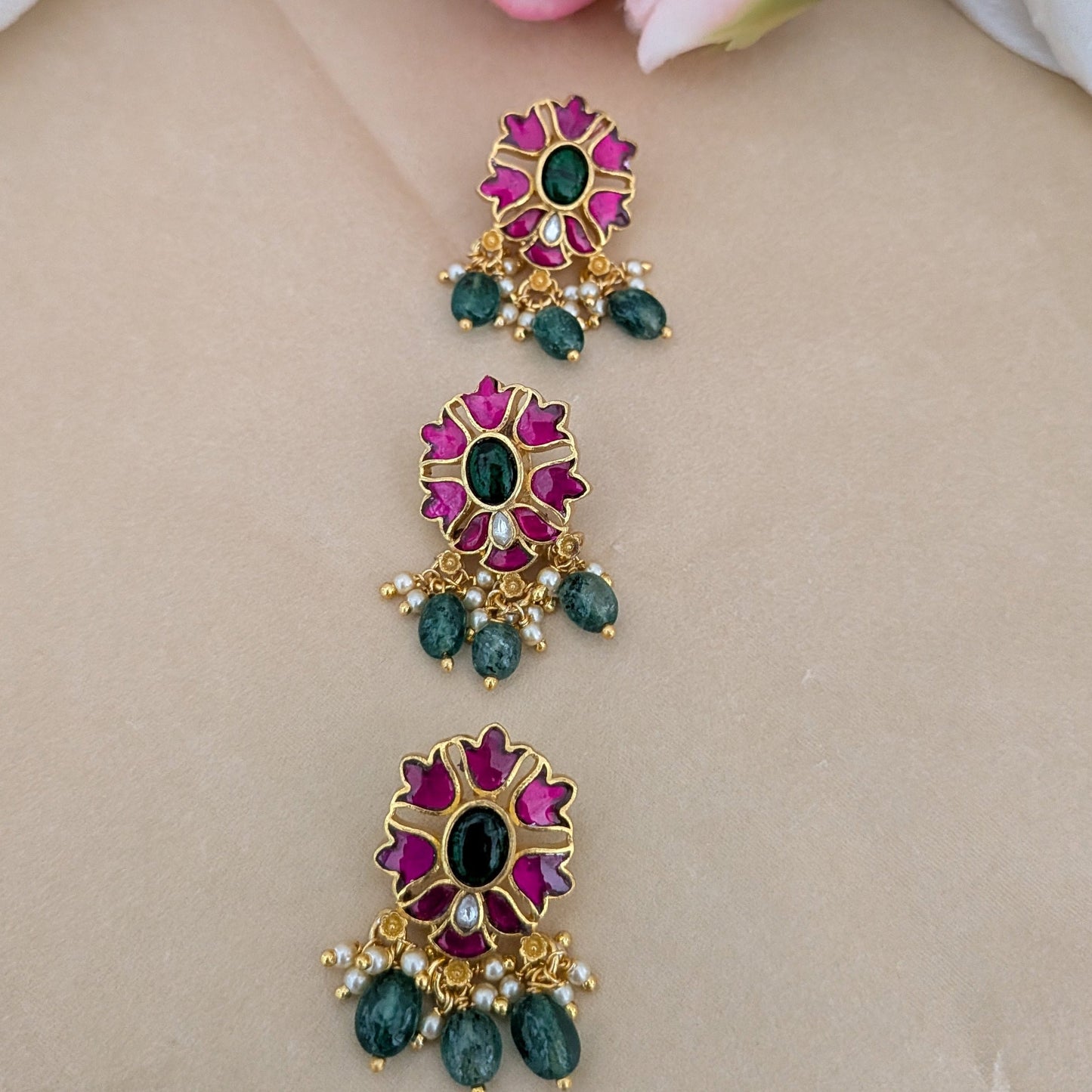 Hair accessory - Jada billa Jadau kundan set of 3