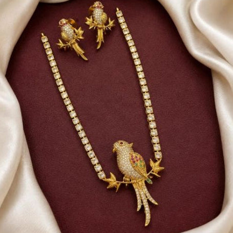 Parrot AD Stone Necklace Set