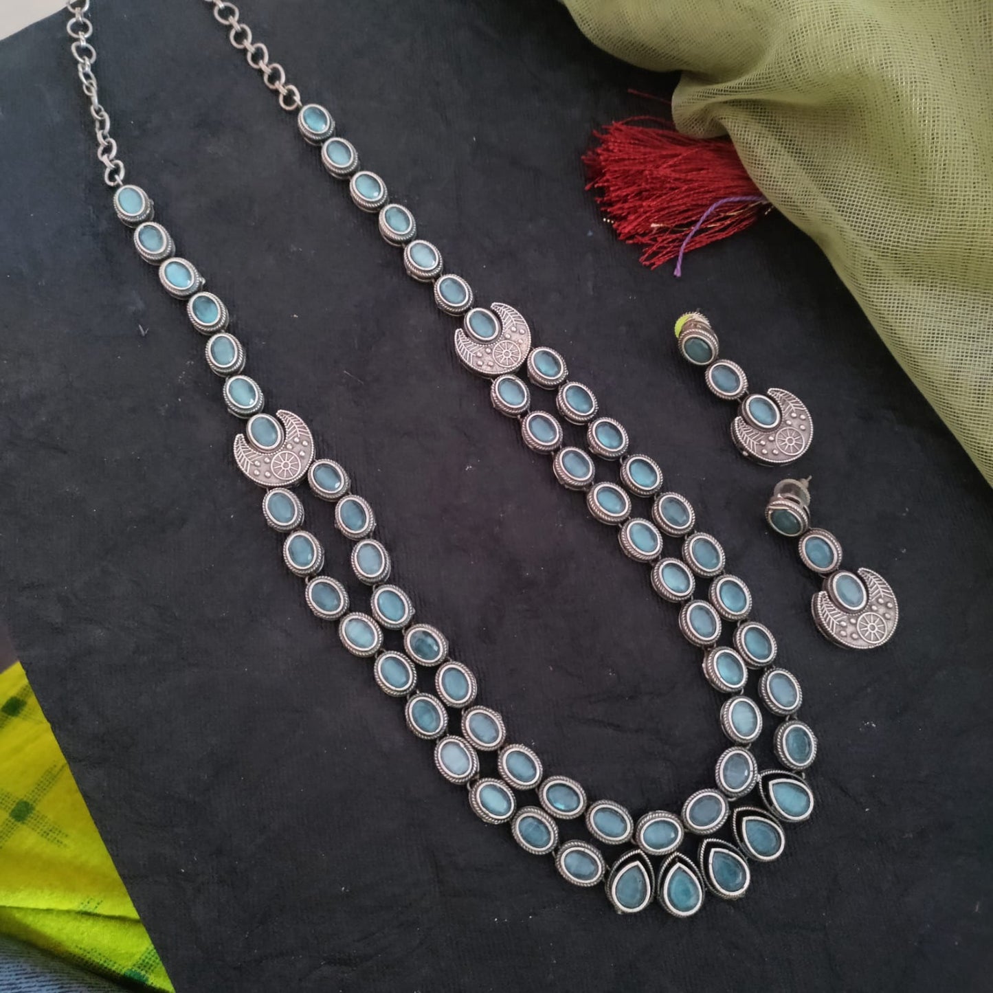 Sla 2 Line Stone chain Set