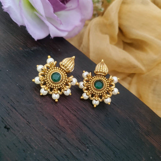 Peacock earcuff