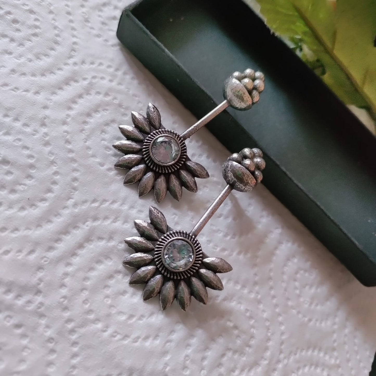 Long spike SLA earring