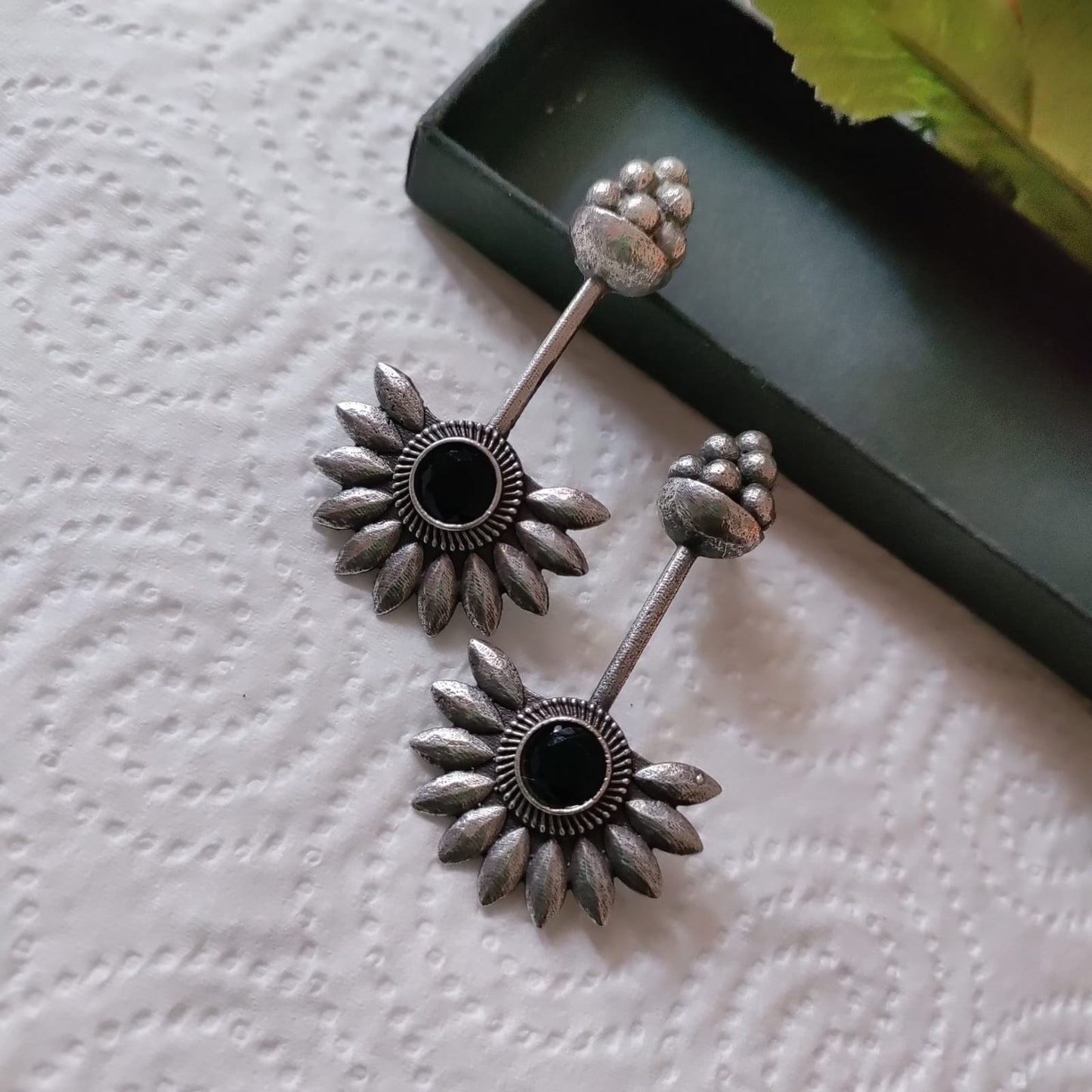 Long spike SLA earring