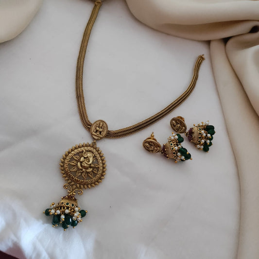 Ganesha jumkha chocker set
